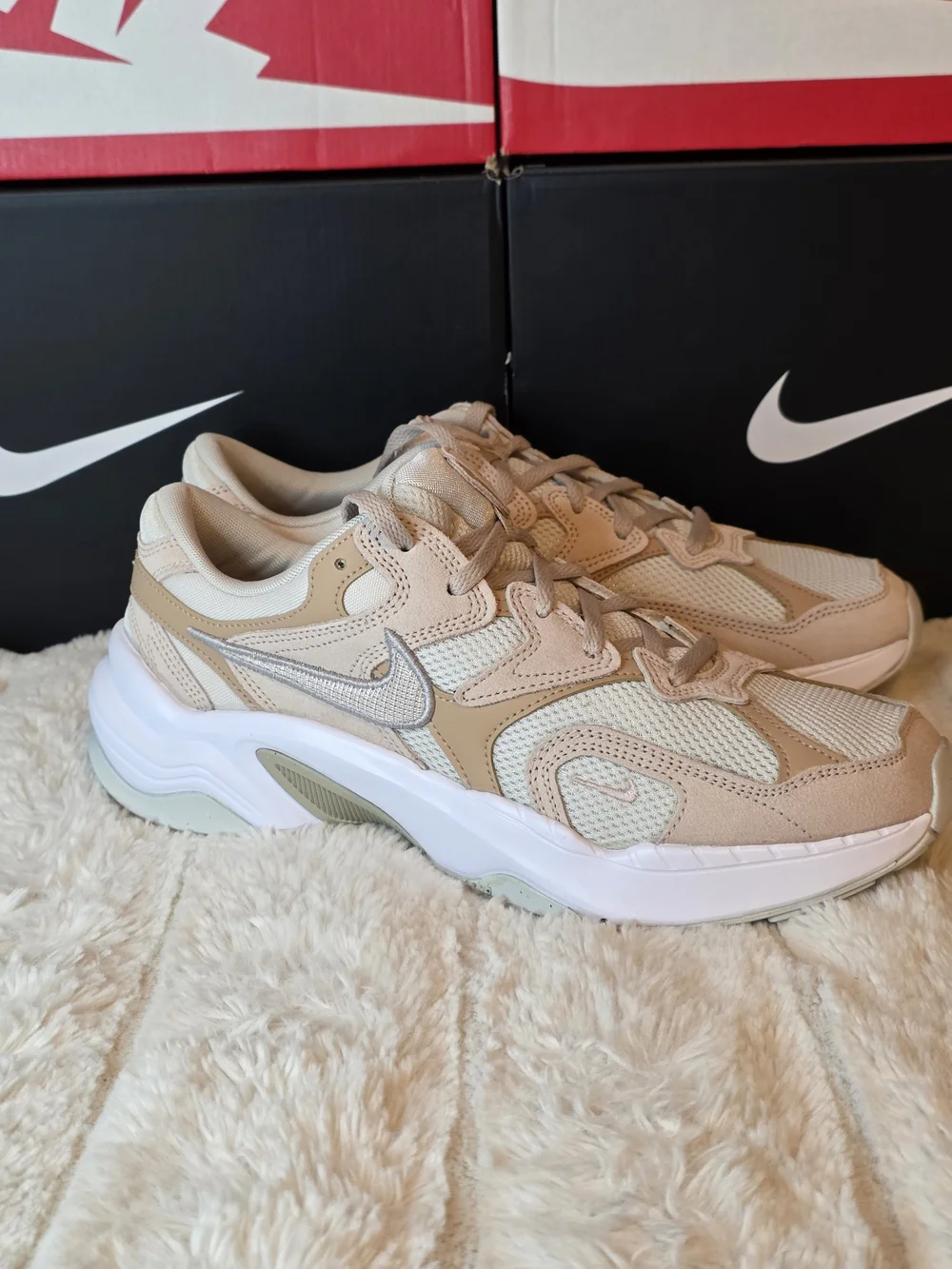 Nike Women’s Beige Mesh Running Sneakers